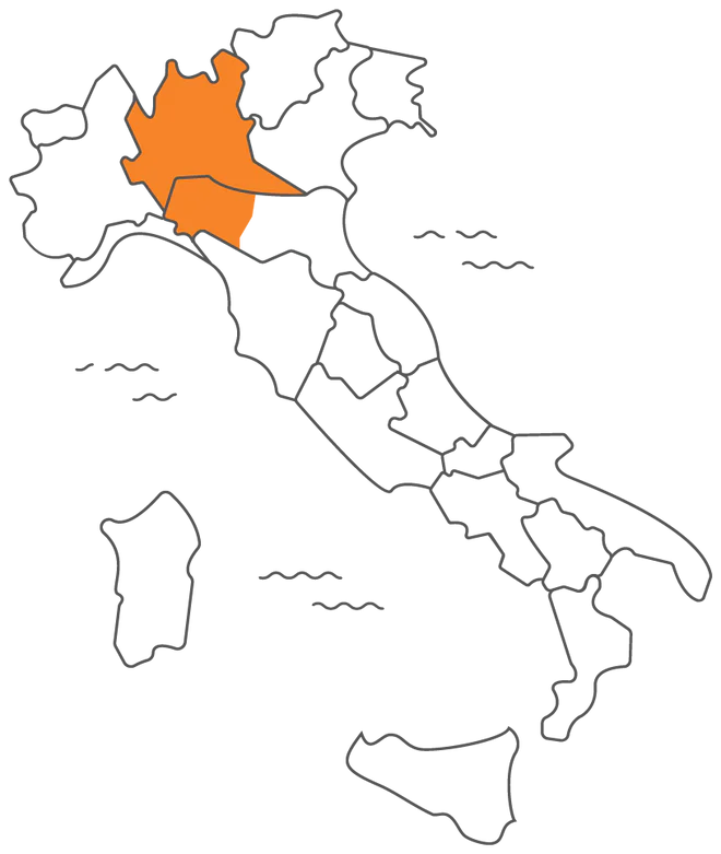 Conad Centro Nord mappa del territorio